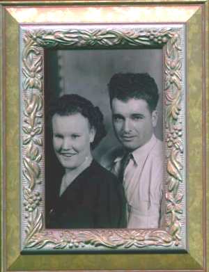 Earl's grandparents, Iva and Earl when they first got married