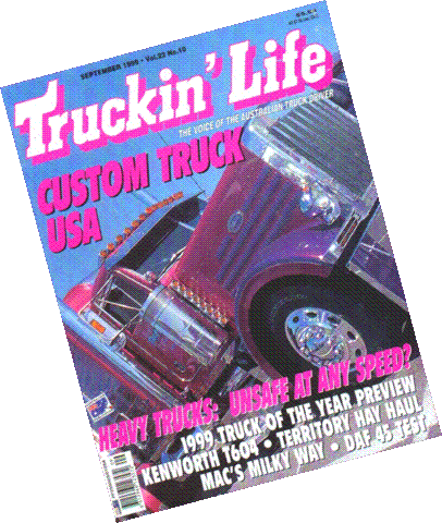 Earl Peterson's showtruck, Kersplat on cover of Truckin Life!